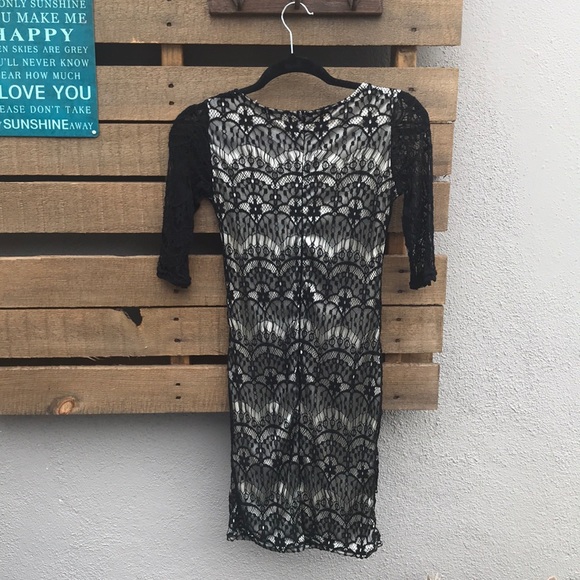 🌸 Lace black dress - Picture 5 of 8